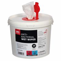 Large Anti-bacterial Wet Wipes (Tub of 150 wipes)