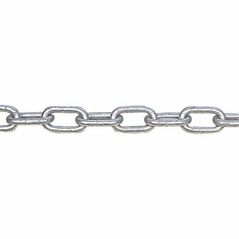 Long Link Chain, 7mm link dia. (per metre)