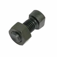 M12 x 35 Taper Head/Rabe Plated High Tensile Plough Bolt & Nut