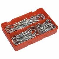 Large Spring Cotter Pins ('R' clips) Selection Box