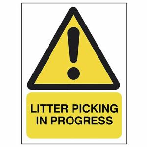 Safety Sign – Litter Picking (11049)