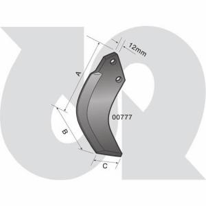 to fit HOWARD/DOWDESWELL/GRIMME ('S' Type Speed Blade)