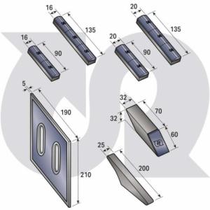 UNIVERSAL Weld-on Parts