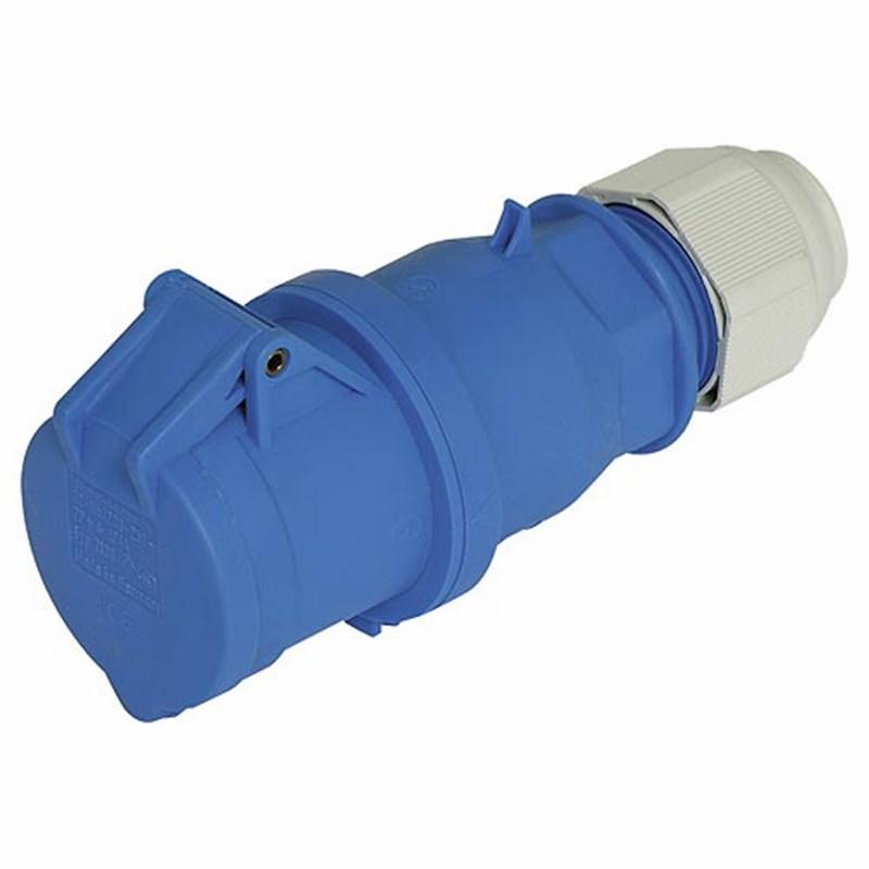 Inline Sockets Inline Female Socket - 3 pin 230 volt, 32 amp