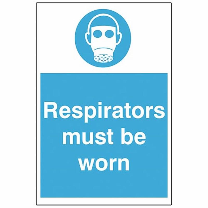 Notice respirators must be worn in this area signs Notice respirators must be worn in this area signs