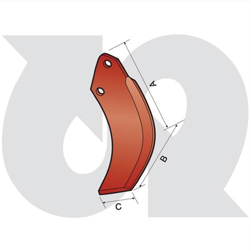 RF Rotorvator Blade L.H.