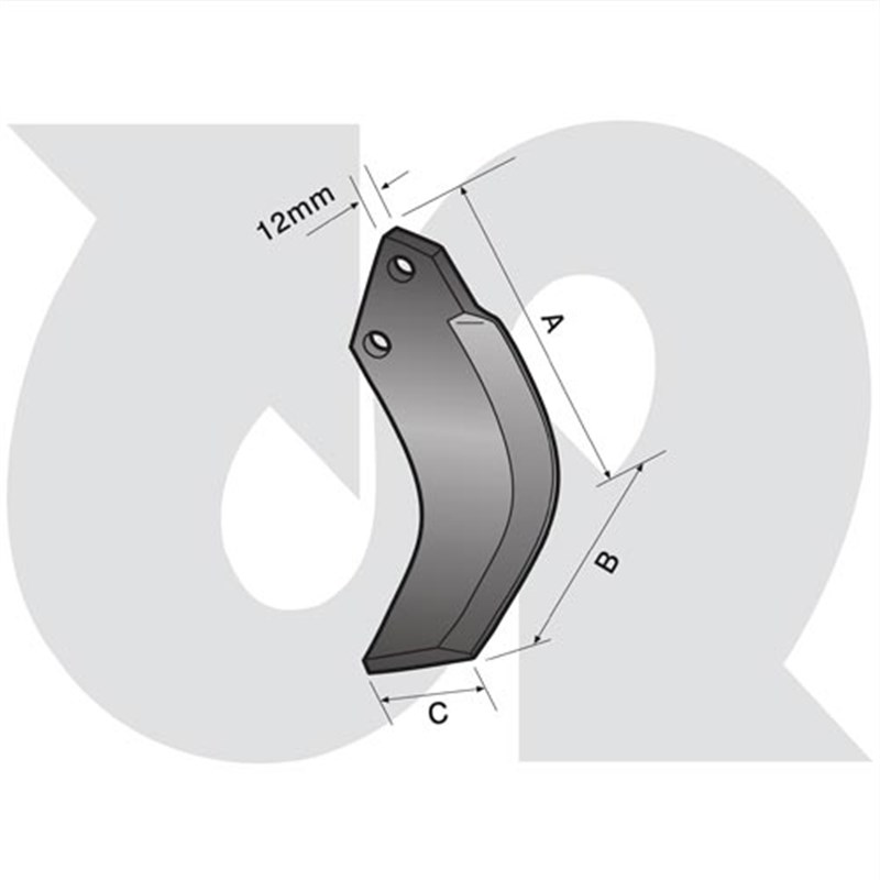'S' Type Speed Blade L.H. (12mm thick)