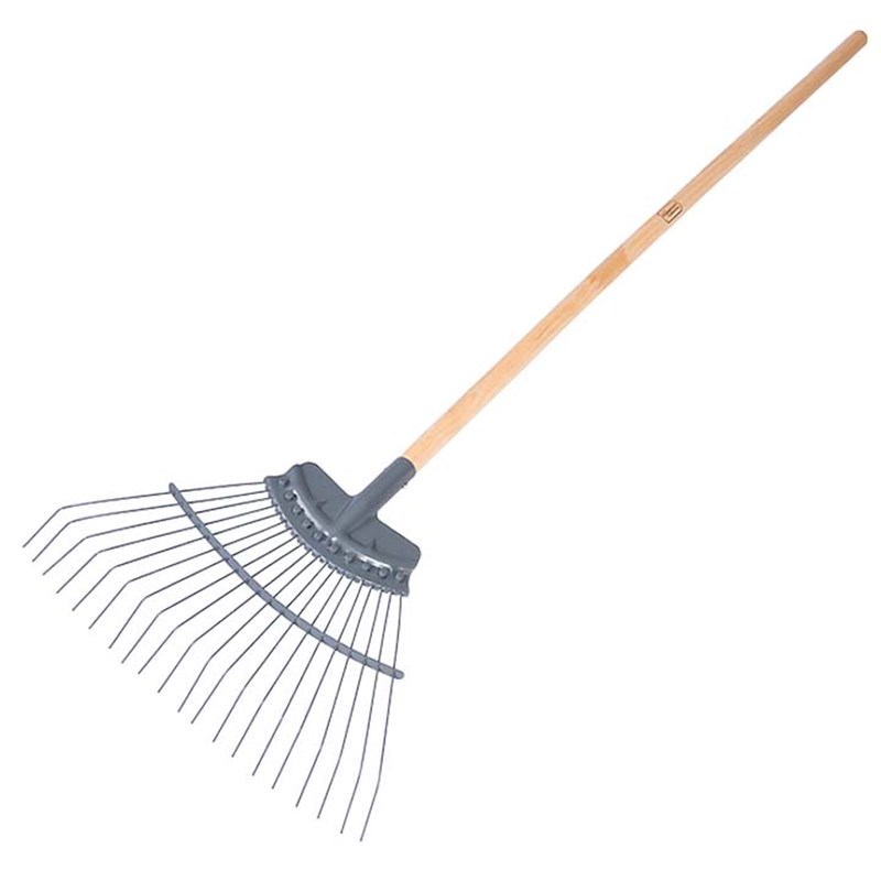 Contractors 20 Tine Carbon Steel Lawn Rake