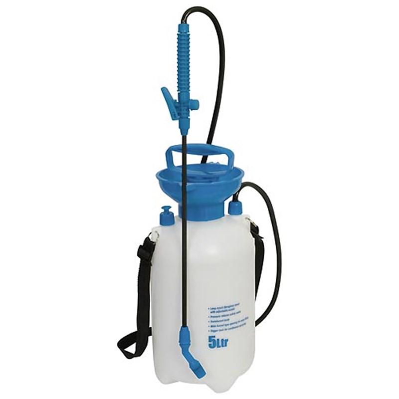 Shoulder Mounted Pump Action Pressure Sprayer, 5 Ltr