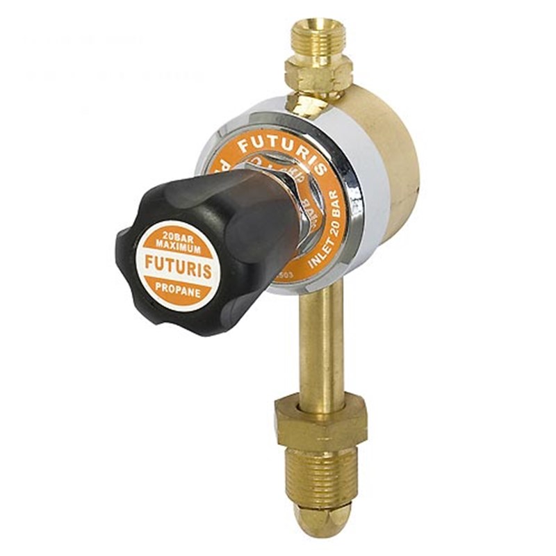 Single Stage Propane Regulator with calibrated spindle