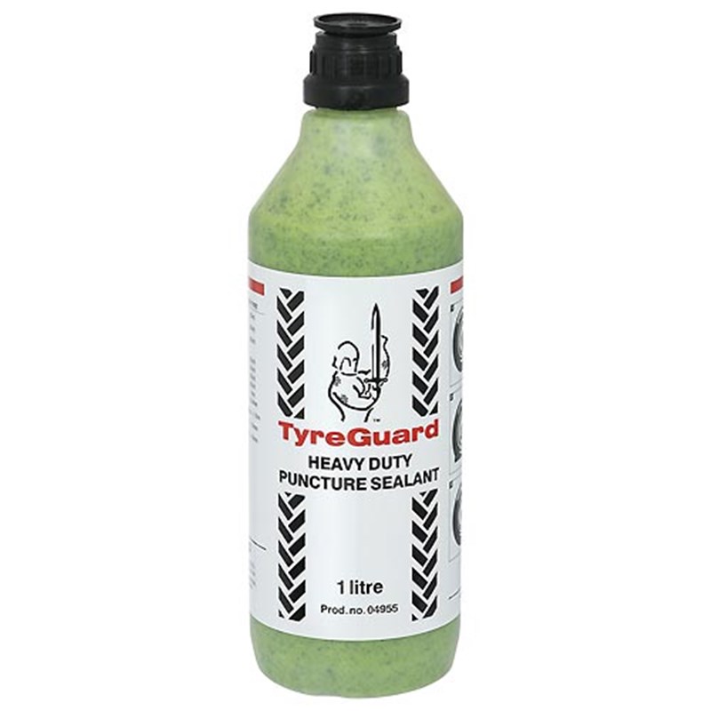 1 litre Bottle of Tyre Guard c/w valve