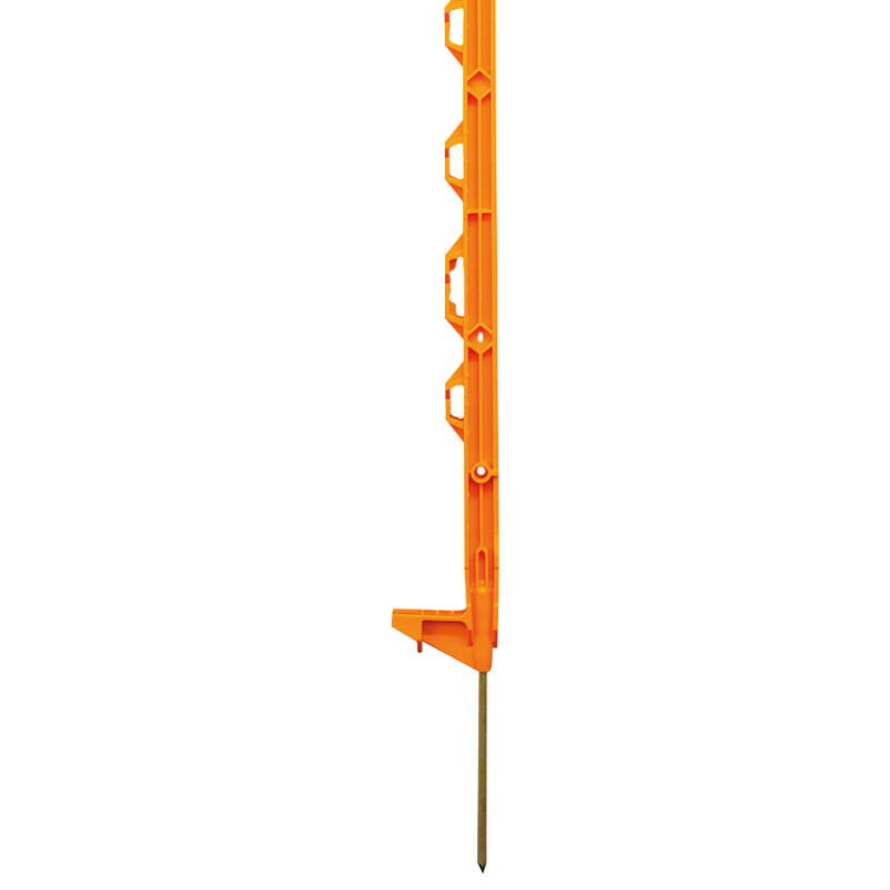 900mm Plastic Fencing Post, Orange, 8 Space (pk 10)