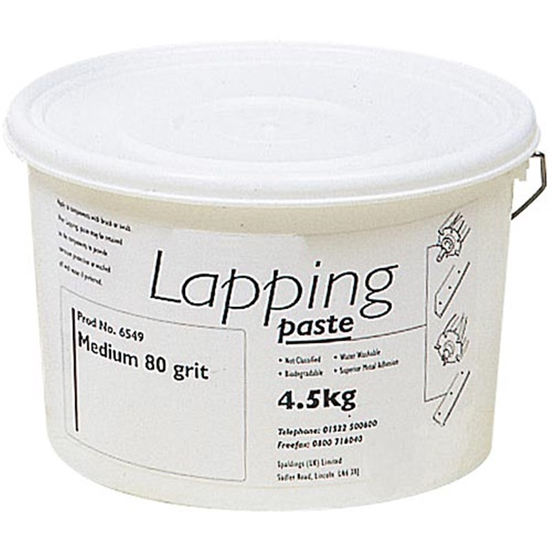 80 Grit Medium Lapping Paste, 4.5kg