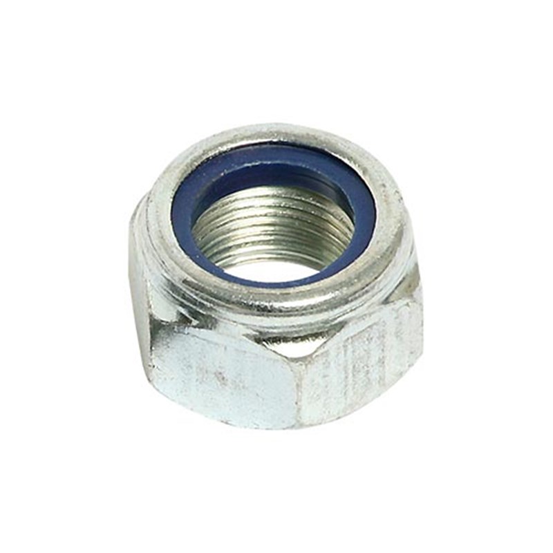 M10 Coarse Thread Hexagon Nylon Insert Nut (Pk 50)