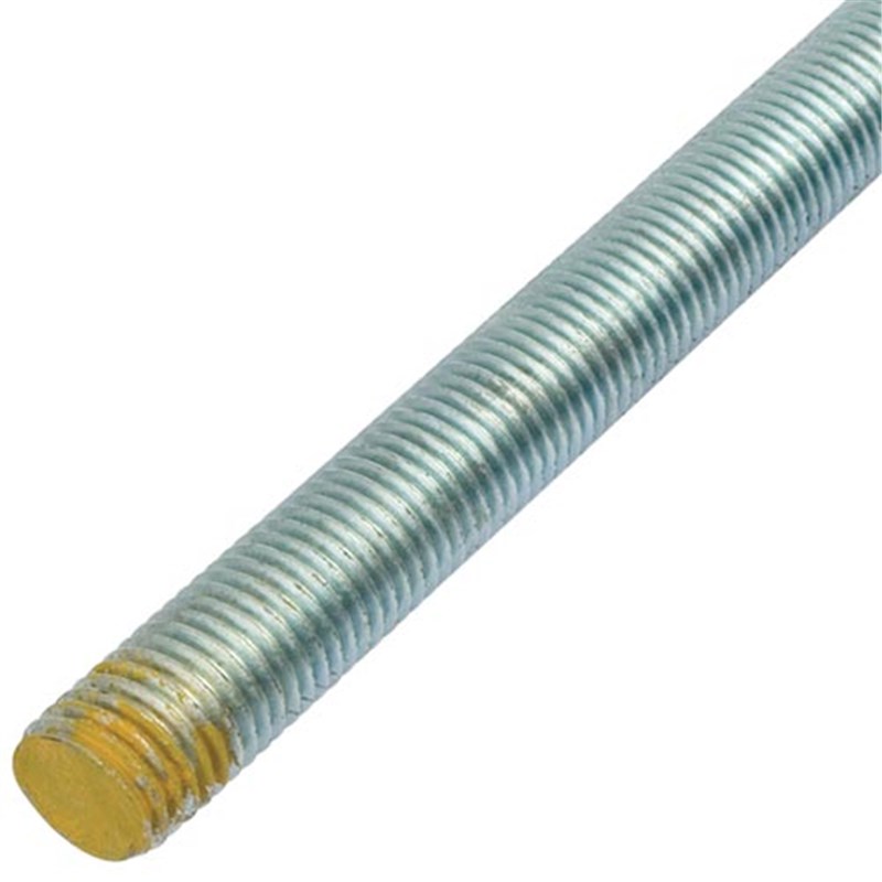 M24 x 1m HT 8.8 Grade Coarse Threaded Bar (BZP)