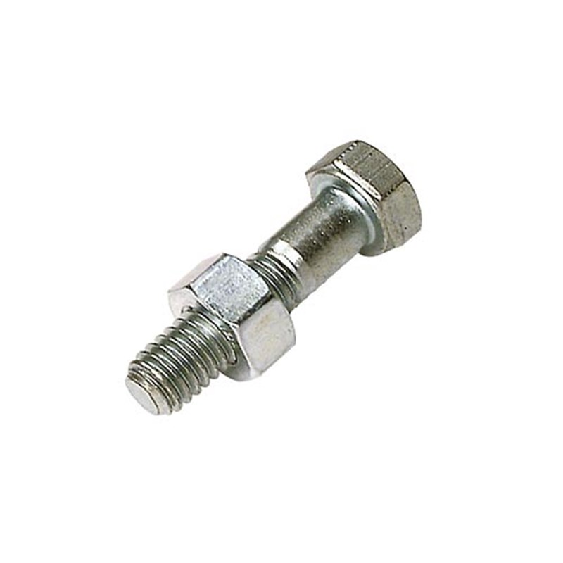 M6 x 30 Plated High Tensile Bolt & Nut (Pk 40)