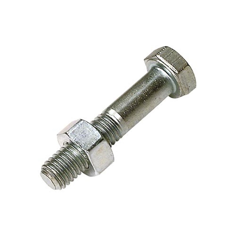 M8 x 40 Plated High Tensile Bolt & Nut (Pk 30)