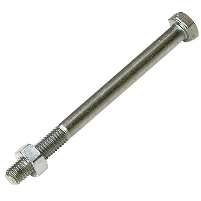 M8 x 100 Plated High Tensile Bolt & Nut (Pk 20)