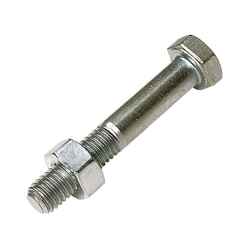 M10 x 50 Plated High Tensile Bolt & Nut (Pk 20)