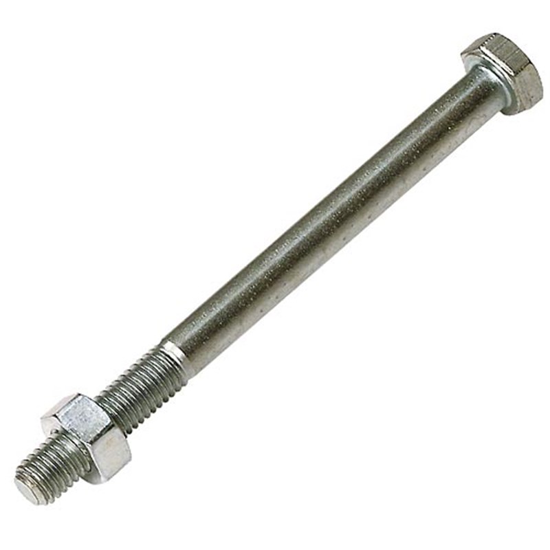 M10 x 100 Plated High Tensile Bolt & Nut (Pk 10)