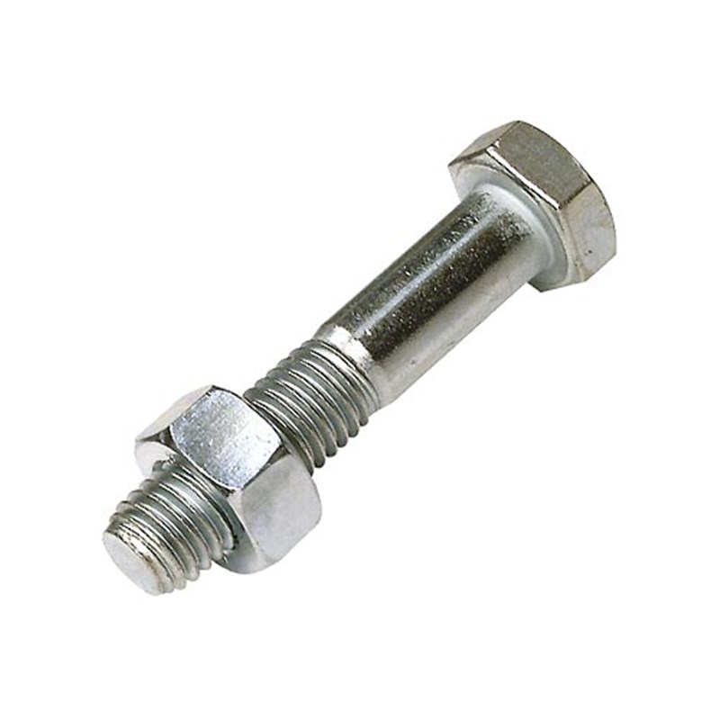 M12 x 60 Plated High Tensile Bolt & Nut (Pk 20)