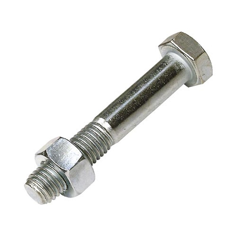 M12 x 70 Plated High Tensile Bolt & Nut (Pk 10)