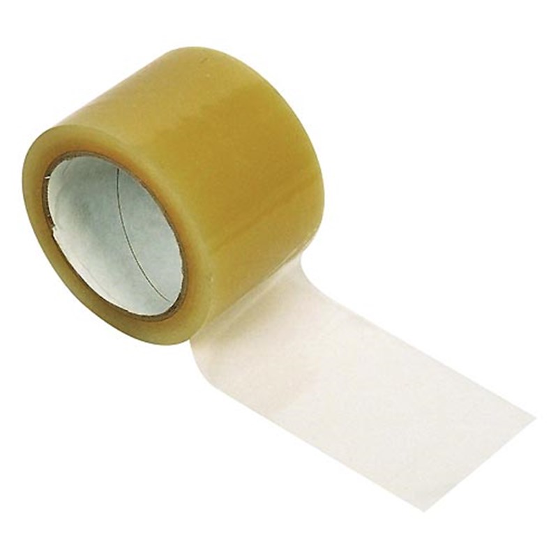 Clear All-Weather Tape 75mm x 33m Roll