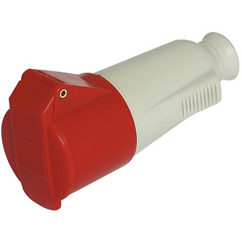 4 pin 380 - 415v, 32 amp, Inline Female Socket