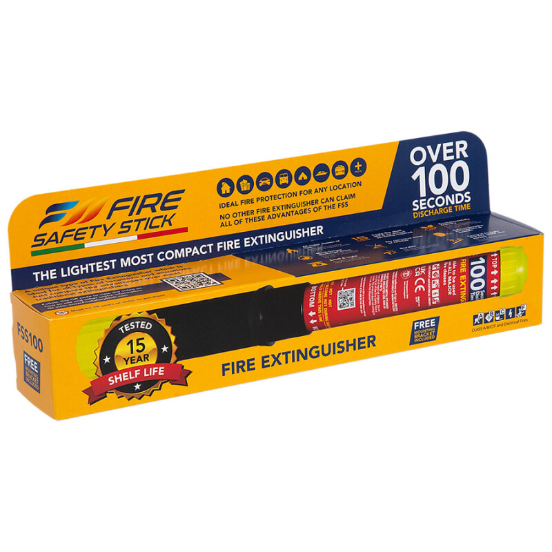 Fire Safety Stick fire extinguisher (FSS100-Agri) – 100 Second Discharge