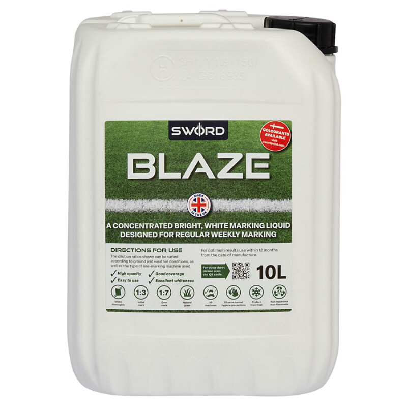Blaze Standard 7:1 Concentrate White Line Marking Paint, 10 Litres