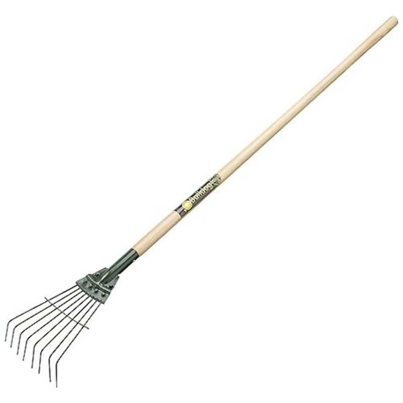 Bulldog 8 Tine Junior Springbok Lawn Rake (9116N)
