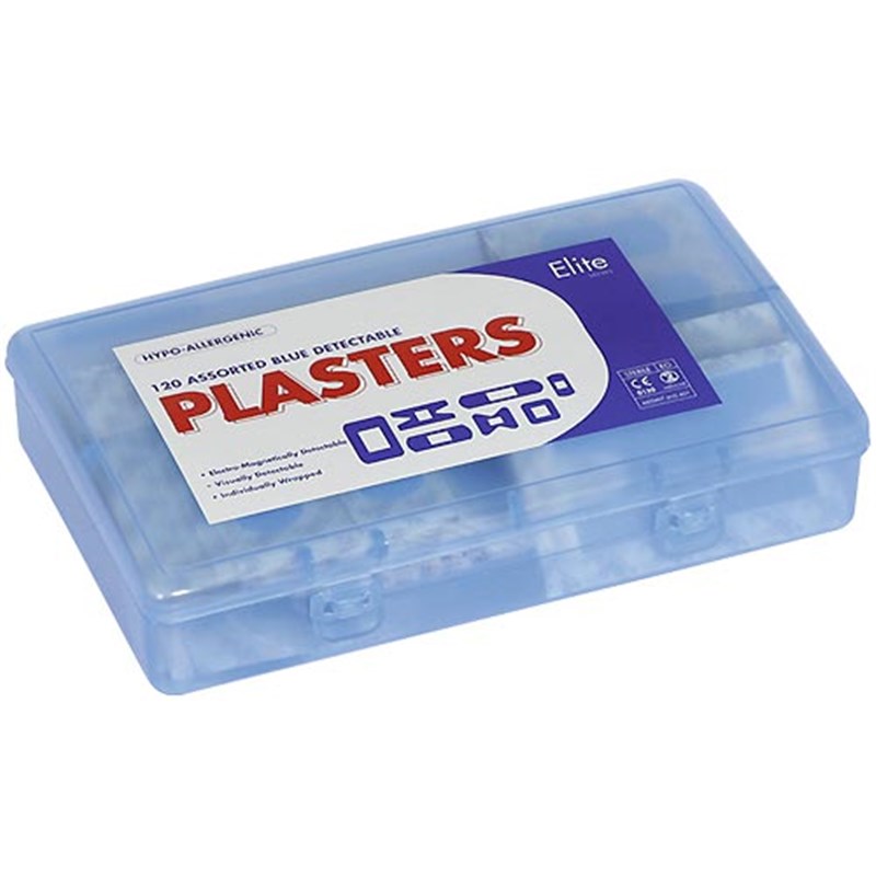 Assorted Blue Plasters (Pk 120)