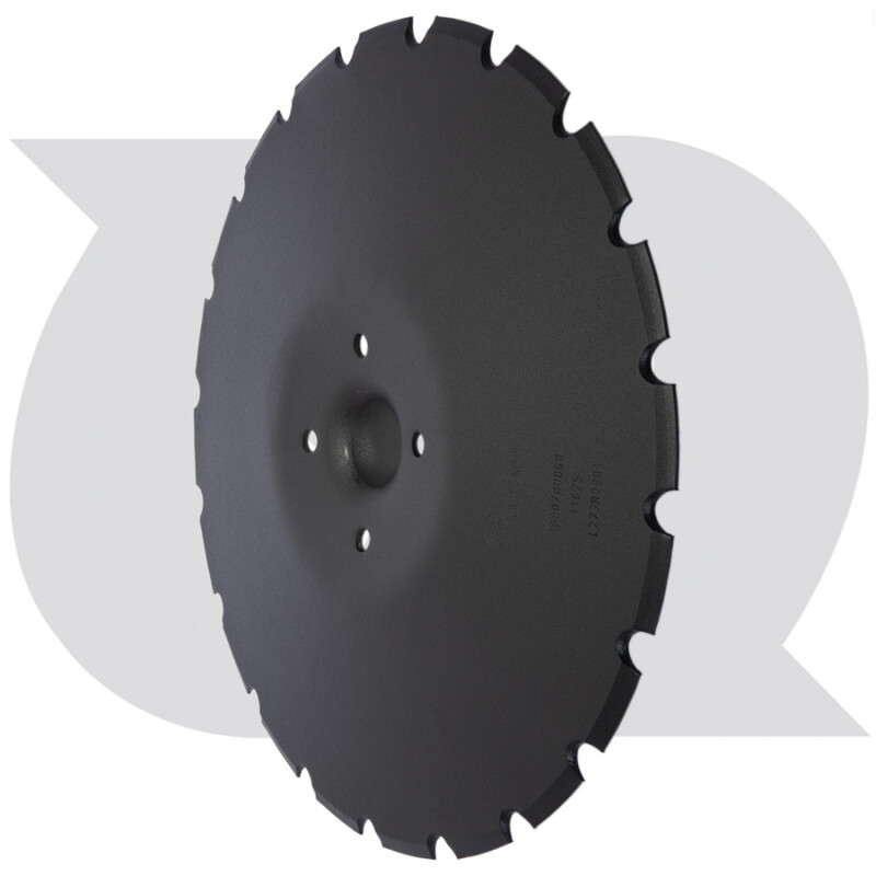 450mm x 5.0mm System Disc Aggressive, Notched, 4 Hole (to fit VÄDERSTAD)