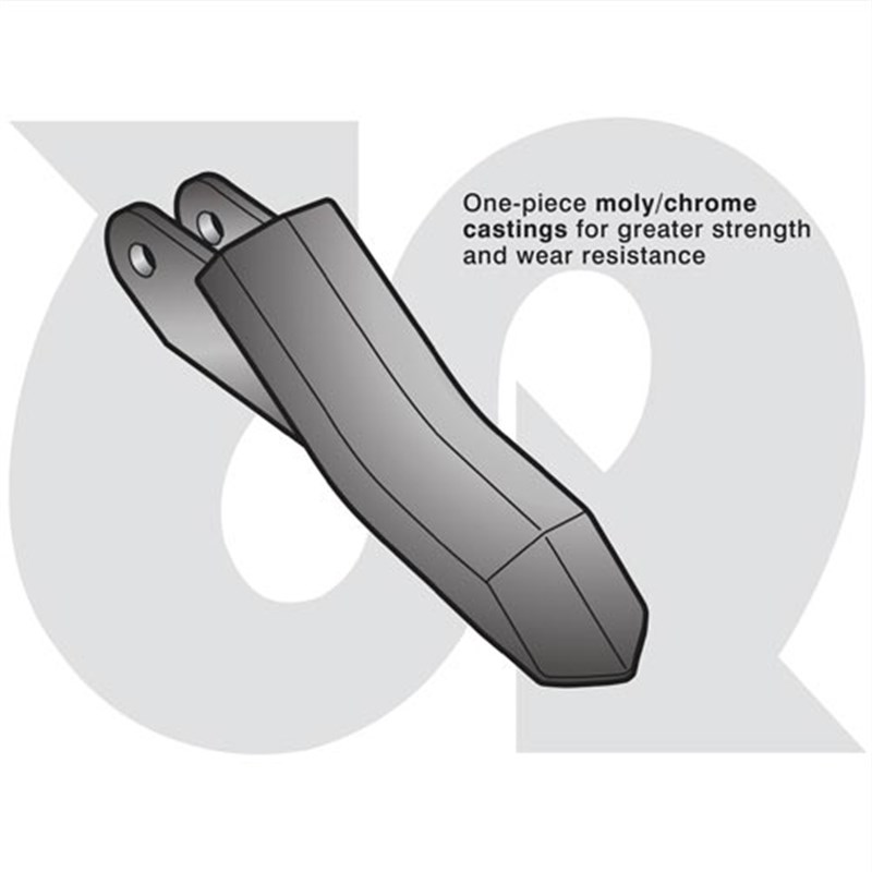 Front Point, No Wings – 16mm pin fitting, fits newer legs (to fit Keeble Progressive)