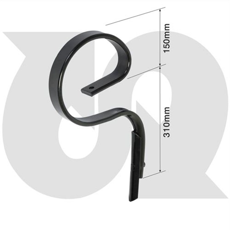 Harrow Spring 'S' Tine (45 x 12mm) c/w Point