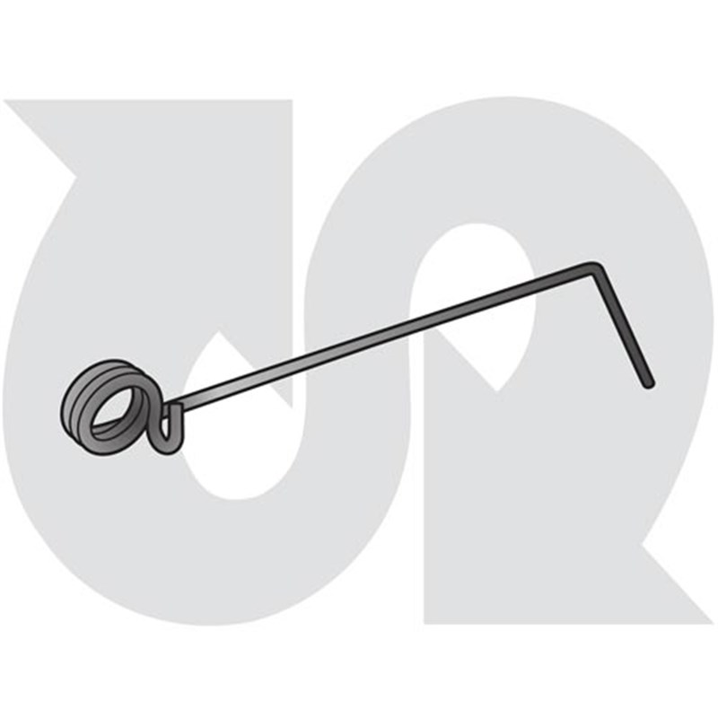 H/Duty Weeder Tine, 8mm dia. 470mm long (to fit OPICO / HATZENBICHLER)