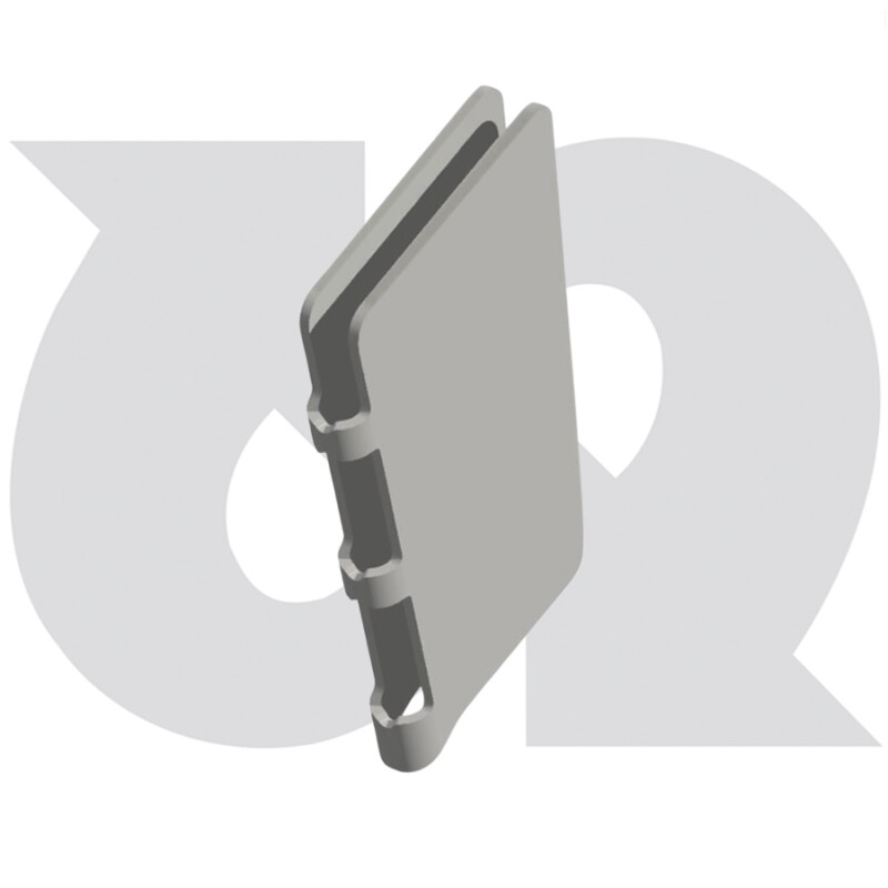 4mm Slip-on Side Wear Plate, for use with R2695, R2697, R2699 (to fit Grange Machinery)