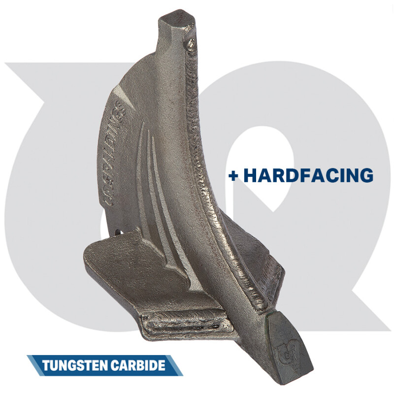 Tungsten 120mm Easy Draft / LD (Low Disturbance) Type Point & Wing Assembly (15mm fitting), with Hardfacing (to fit Opico He-Va - Stealth)
