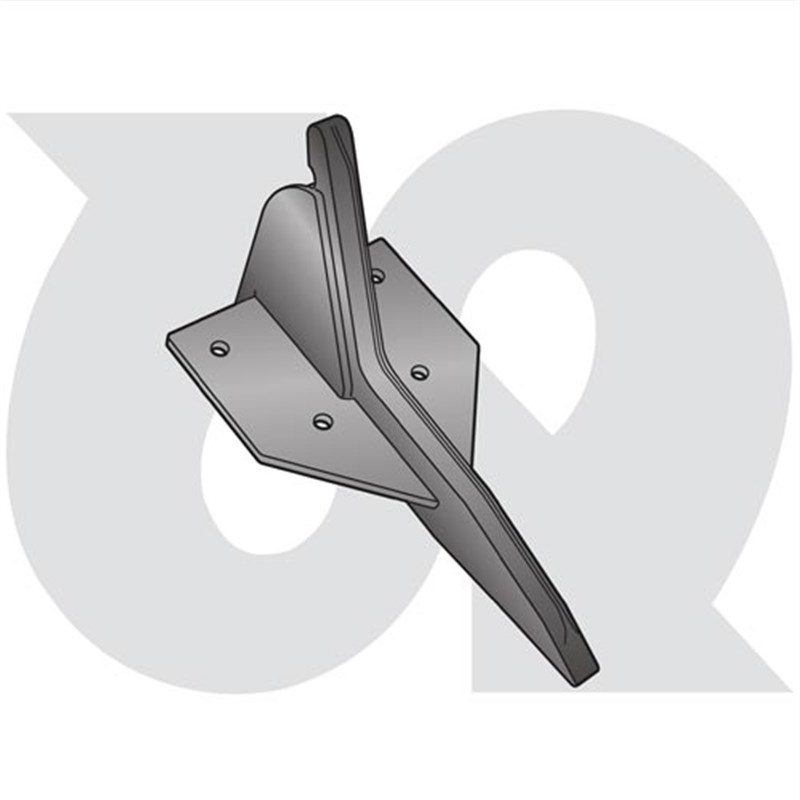 H/Duty Point, Shin & Wing Bracket Assembly (fits post-2007 legs)