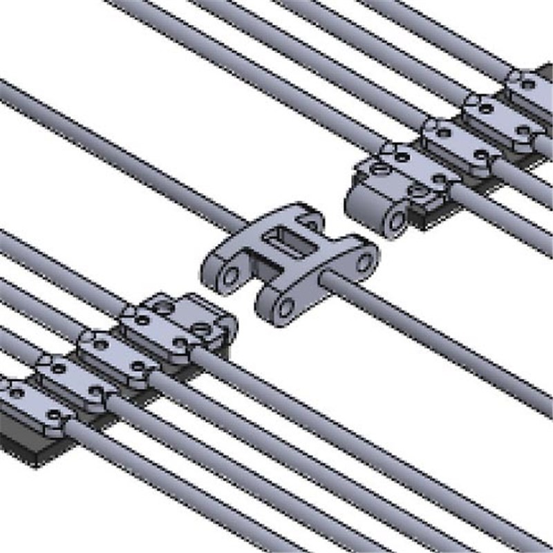 Enduroloc 28mm Pitch, Inner Web Joining Clip, to fit Grimme