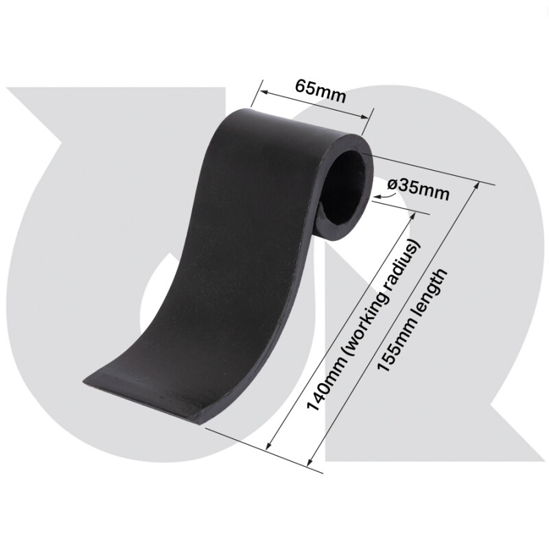 155mm Flat Haulm Topper Blade (to fit GRIMME as OEM: 089.00413)