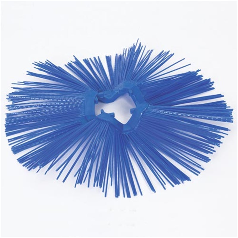 Ultra Convoluted Poly Sweeper Brush, 682mm dia. Blue 3.0mm dia., for 82mm square shaft (to fit SUTON)