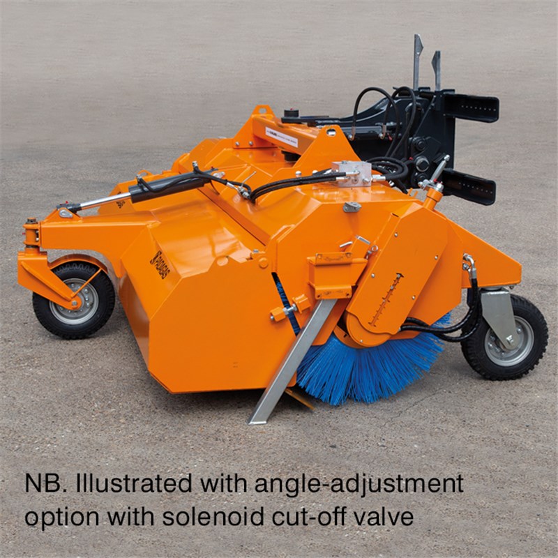 PADAGAS Profi H-2501 2.25m Rotary Sweeper with Collector (requires bolt-on hitch bracket kit and angle adjustment kit to suit your application)