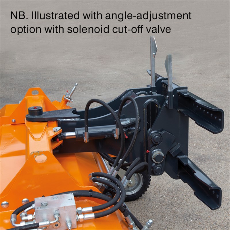 PADAGAS Profi H-2501 2.25m Rotary Sweeper with Collector (requires bolt-on hitch bracket kit and angle adjustment kit to suit your application)