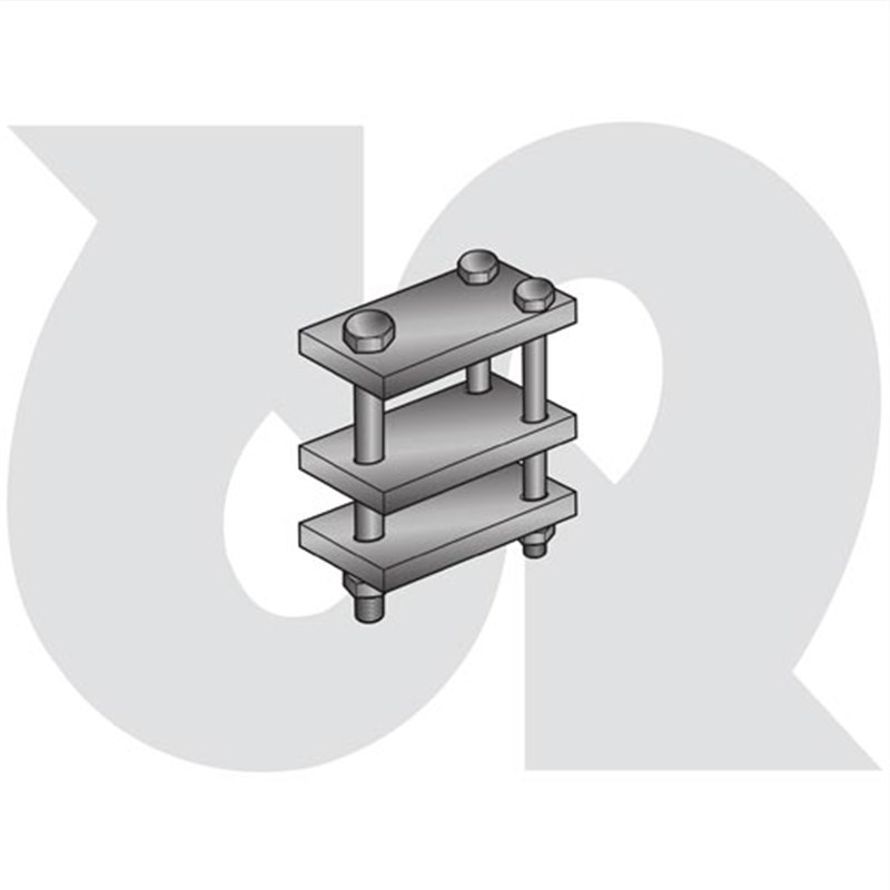 Tine Clamp c/w nuts and bolts