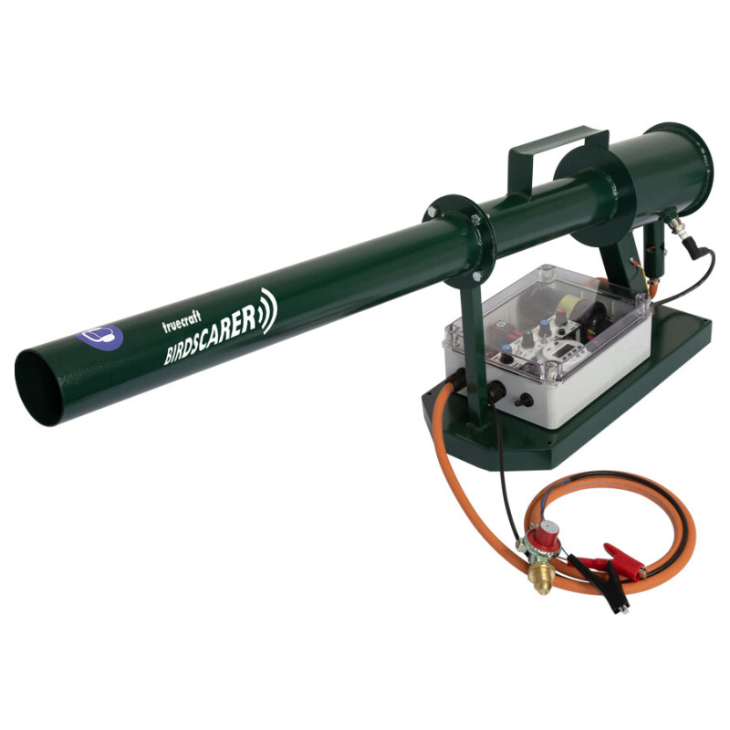 Truecraft Birdscarer, Gas Gun with 7-Day Programmable Timer Unit, Built-in Random Setting