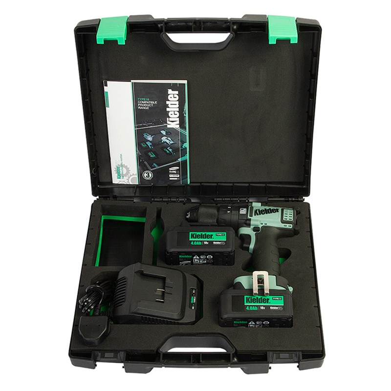 Kielder KWT-014-13 18V Brushless Combi Drill with 2 x 4.0Ah Li-ion Batteries