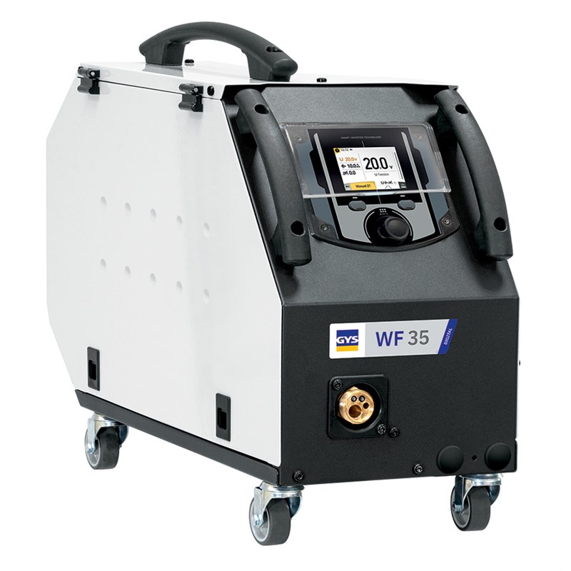 GYS KRONOS 400T (3 phase) 350A MIG/MAG Multi-Process Welder c/w wire feeder unit WF 35, 5m connector cable and 4m MB36 torch