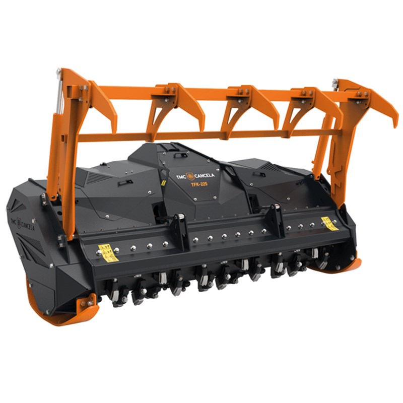 TMC Cancela TFK-225 Forestry Mulcher c/w Hydraulic Push Frame