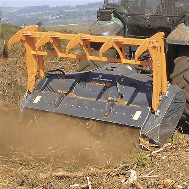 TMC Cancela TFK225 Forestry Mulcher c/w Hydraulic Push Frame
